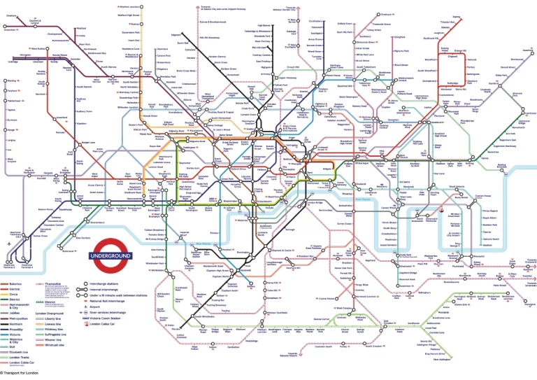 TfL London Undergroud Tube Map