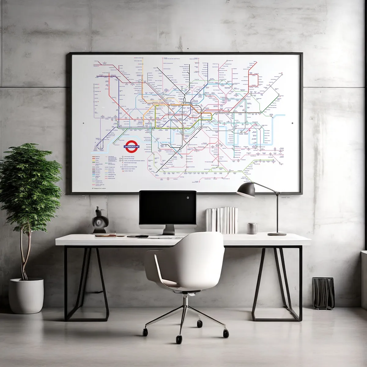 Official TfL London Underground Map (Standard)