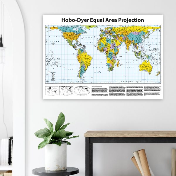 Hobo-Dyer Equal Area World Maps