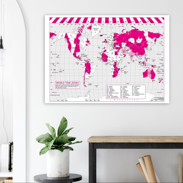 World Time Zones Map.