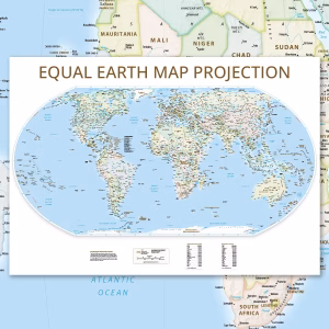 Equal Earth Wall Map