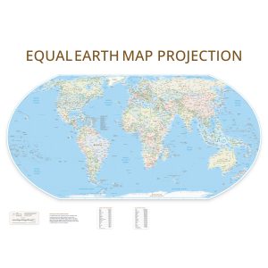 Equal Earth Wall Map