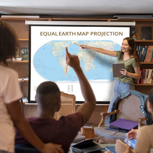Equal Earth Wall Map