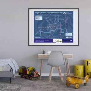 Official TfL Night Tube Map & London Overground Map
