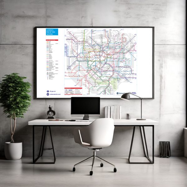 Official TfL London's Rail & Tube Services Map