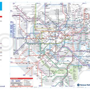 Official TfL London's Rail & Tube Services Map
