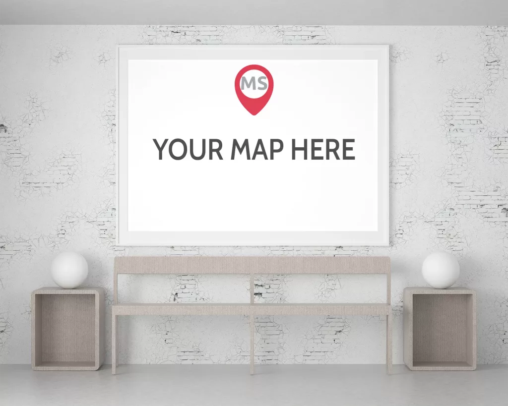 How to Hang Large Posters and Maps