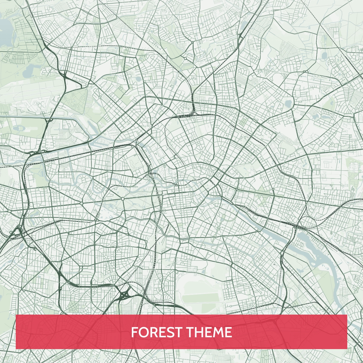 City Maps Theme - Forest