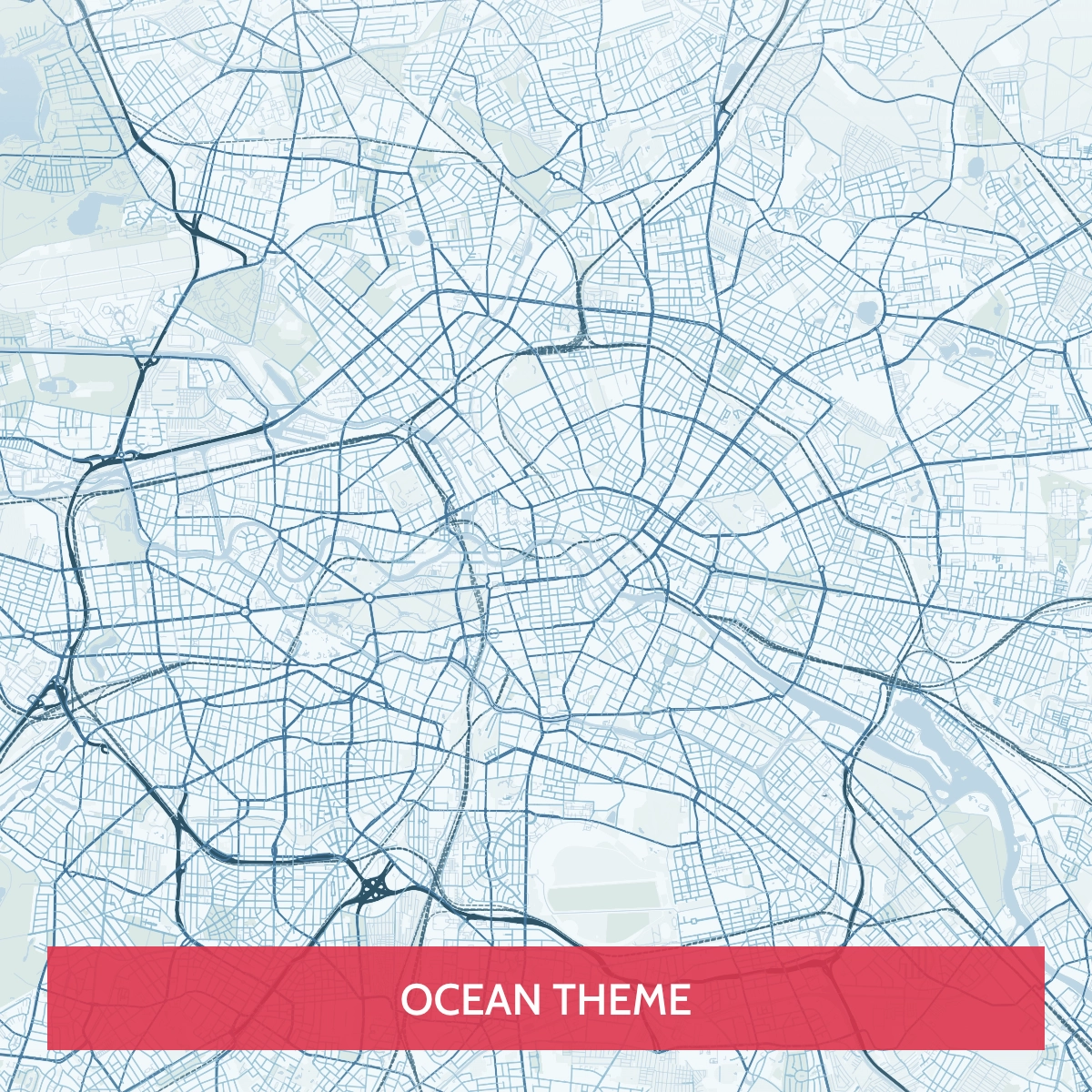 City Maps Theme - Ocean