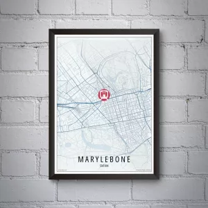 London Subway Station Map