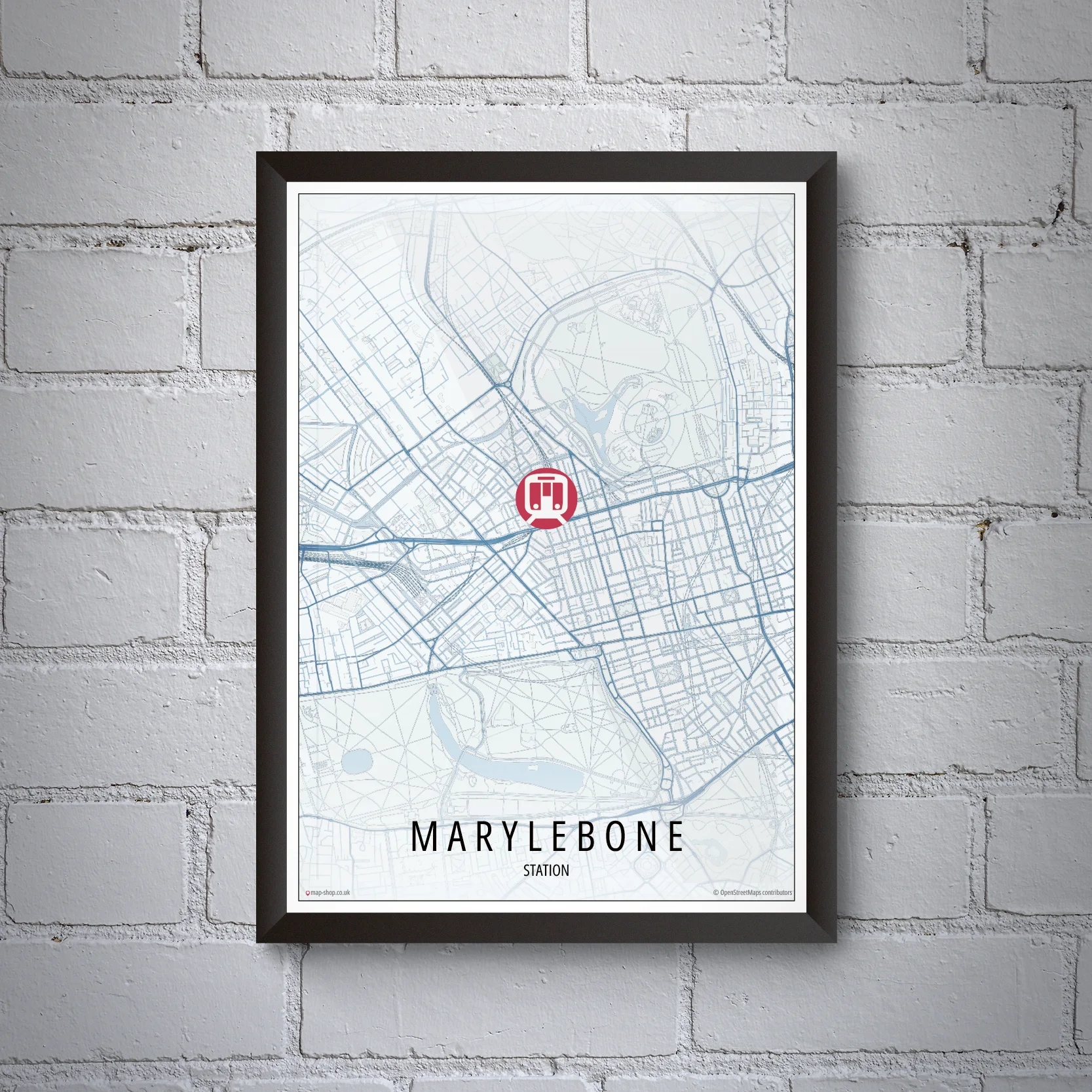 London Subway Station Map