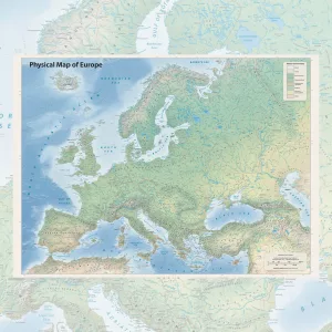 Physical Map of Europe