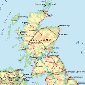 UK & Ireland Road Map UK & Ireland Road Map