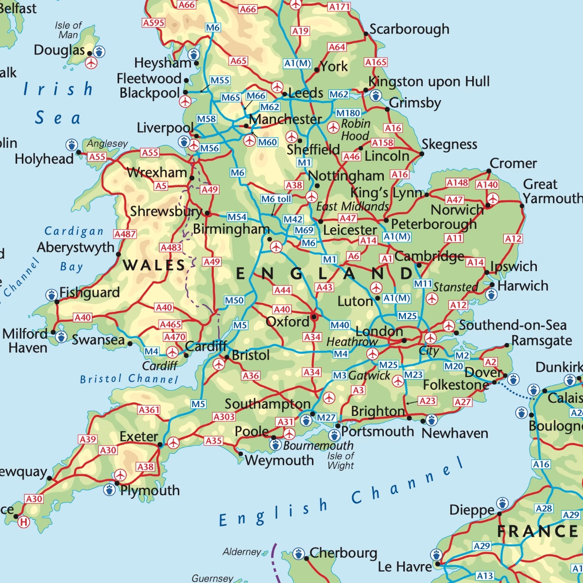 UK & Ireland Road Map